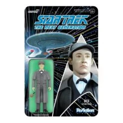 SUPER7 Star Trek: The Next Generation ReAction Action Figure Wave 3 - Elementary Data