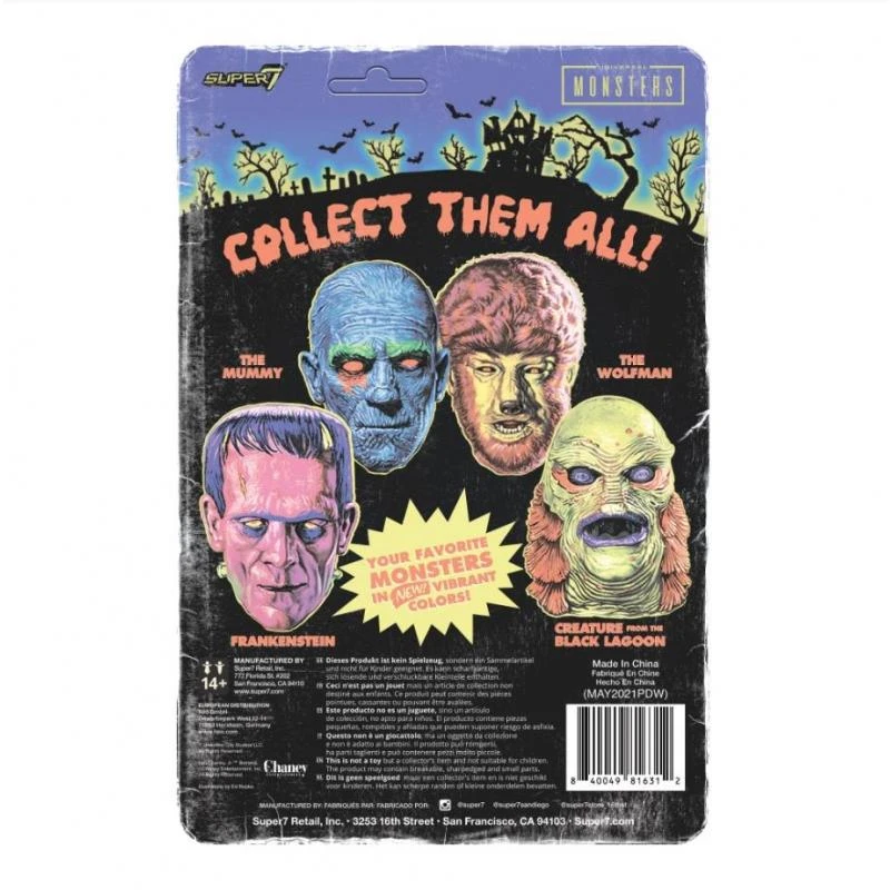 SUPER7 Universal Monsters ReAction Action Figure - Frankenstein (Costume Colours) 3 SUPER7 Universal Monsters ReAction Action Figure - Frankenstein (Costume Colours) - Image 3
